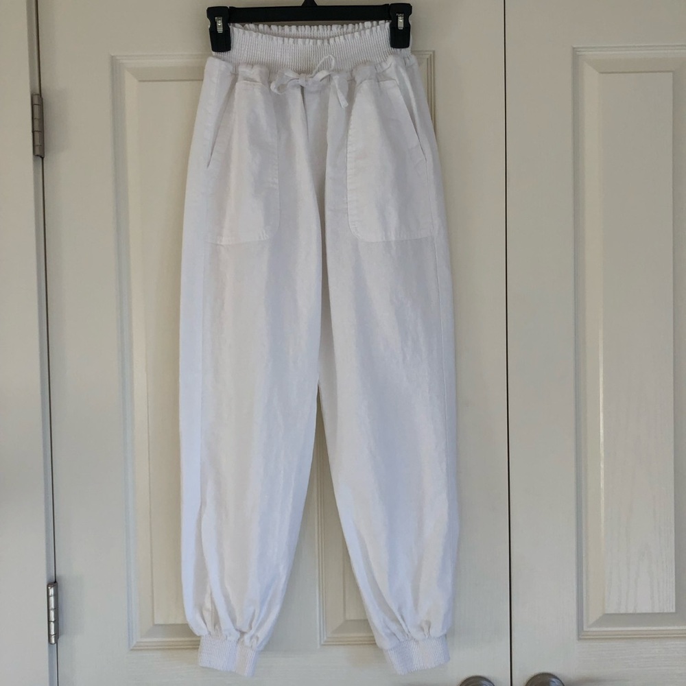 Love Tree Linen Blend Joggers Pants